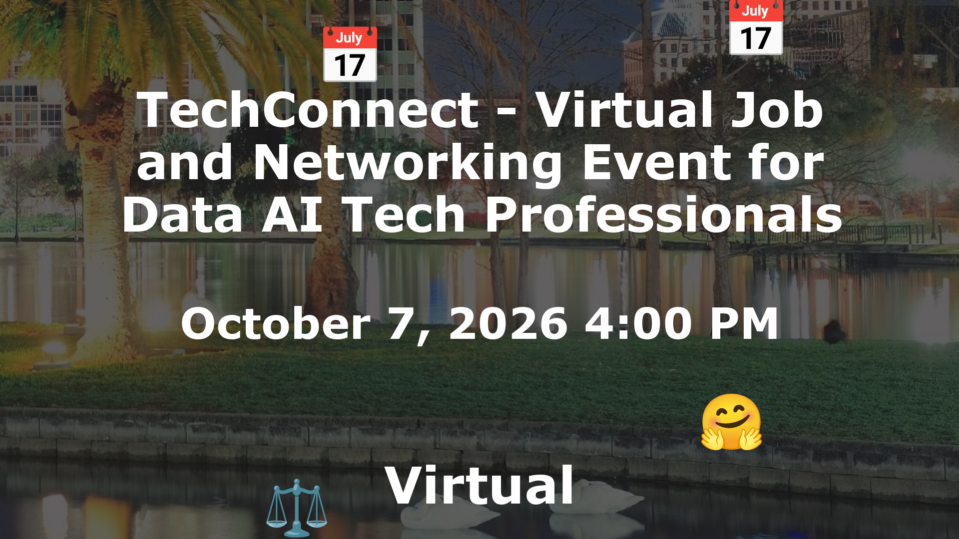 TechConnect - Virtual Job and Networking Event for Data AI Tech Professionals event image